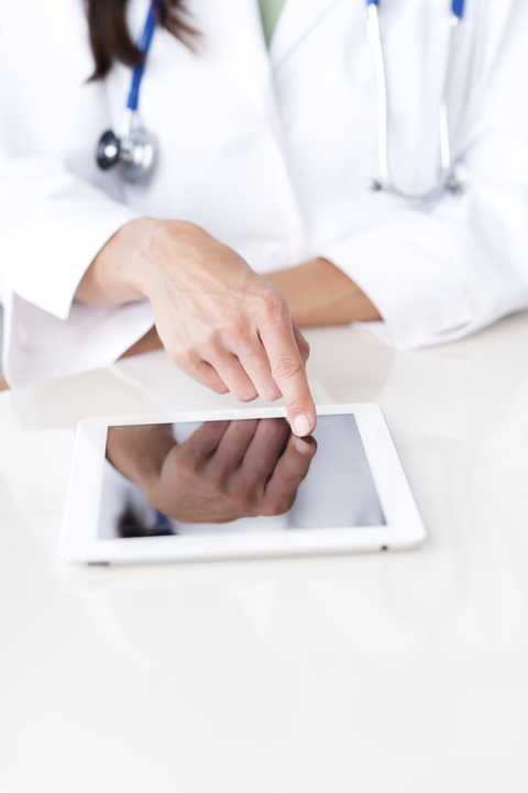 Doc with tablet Doc with tablet