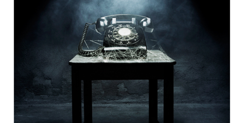 Classic old telephone with cobwebs (iStockphoto) - 800 pixels iStockPhoto