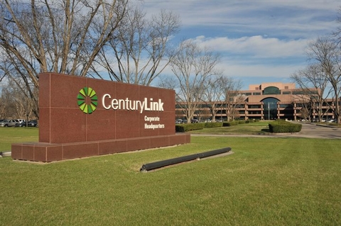 CenturyLink corporate sign outside of an office park