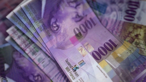 Swiss francs CHF 1000 notes