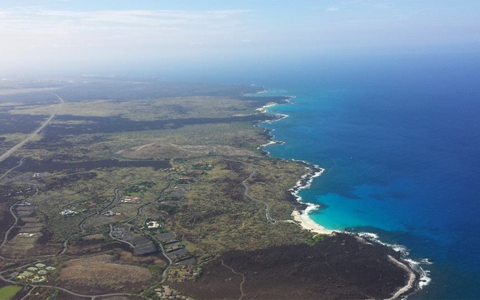 Hawaii Island Aerial view of Hawaii Island