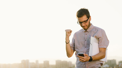 Entrepreneur Credit Dirima iStock Getty Images Plus Getty Images Professional man celebrating success