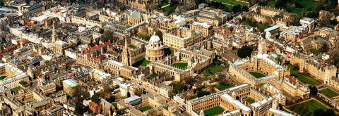 An aerial photograph of Oxford An aerial photograph of Oxford
