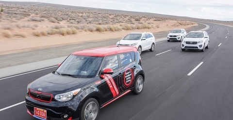 Kia autonomous car (Kia) Kia autonomous car (Kia)