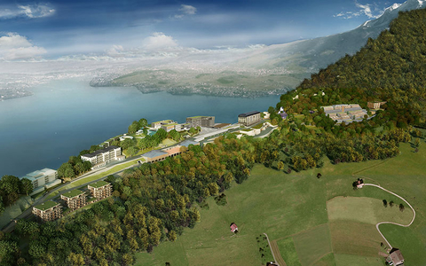 Bürgenstock Resort Lake Lucerne Editorial Bürgenstock Resort Lake Lucerne