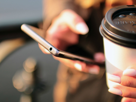 handscoffeesmartphone hands coffee smartphone
