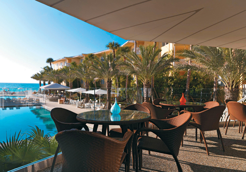Coast restaurant Edgewater Beach Hotel’s Coast restaurant serves coastal cuisines from around the globe in both indoor and outdoor settings.