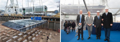 Seabourn Ovation Keel Laying Revised Editorial Seabourn Ovation Keel Laying