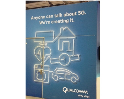 Qualcomm sign Qualcomm sign