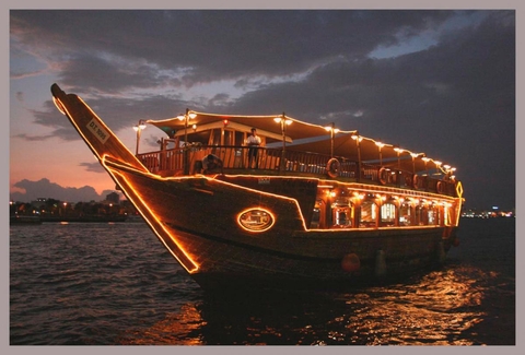 Dhow Cruises along the Dubai Creek are available for $35 as part of Magic Tours' Dubai promotion. Dhow-Cruises