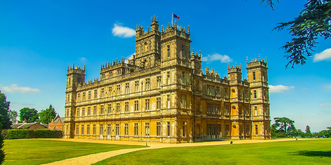 Downton Abbey Castle - editorial only Downton Abbey Castle - editorial only