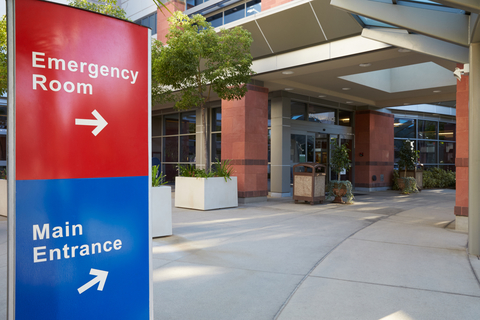 Hospital entance Hospital entance