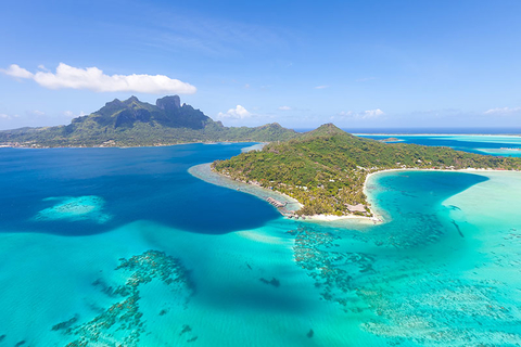 Tahiti French Polynesia Credit noblige iStock Getty Images Plus Getty Images Aerial view of Tahiti