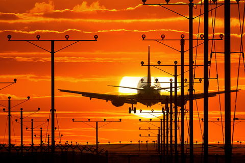 Plane landing at LAX - logoboom/iStock/Getty Images Plus/Getty Images Plane landing at LAX