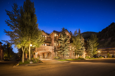 Hotel Telluride Mushroom Package Editorial Only Hotel Telluride Exterior Summer Night