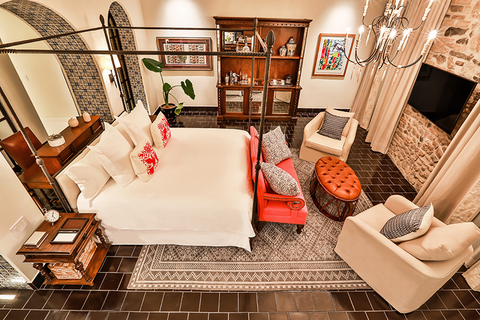 Rosewood Puebla guestroom - editorial only Rosewood Puebla guestroom