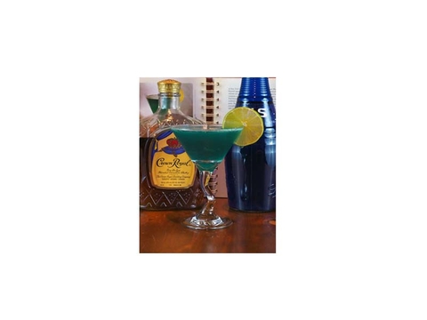 Leatherneck Blue whiskey cocktail