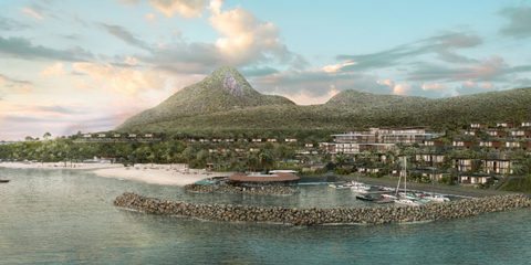 Fairmont Saint Lucia at Sunset Bay Editorial Fairmont Saint Lucia at Sunset Bay
