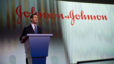 Alex Gorsky Johnson & Johnson CEO at shareholders meeting