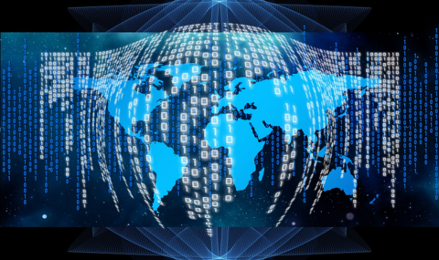 Global data network. Image: Pixabay