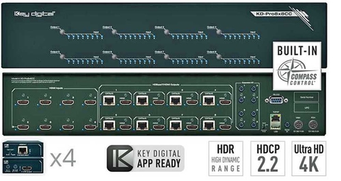 KD-Pro6x6CC, KD-Pro8x8CC, Matrix Switchers, Key Digital KD-Pro6x6CC, KD-Pro8x8CC, Matrix Switchers, Key Digital