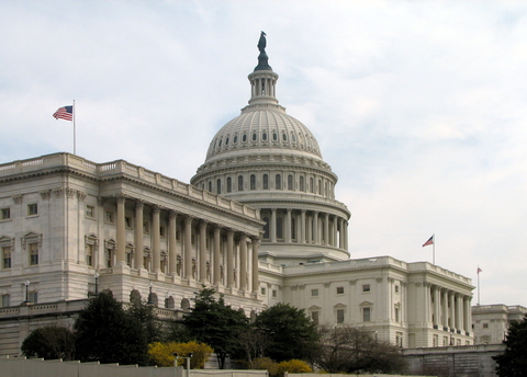 The Senate side of the United States Capitol in Washington, D.C. The Senate side of the United States Capitol in Washington, D.C.