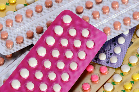 Birth control pills Packs of birth control pills