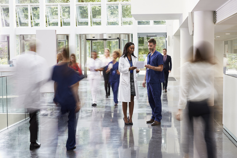 Hospital lobby (credit: Getty/monkeybusinessimages) Hospital lobby