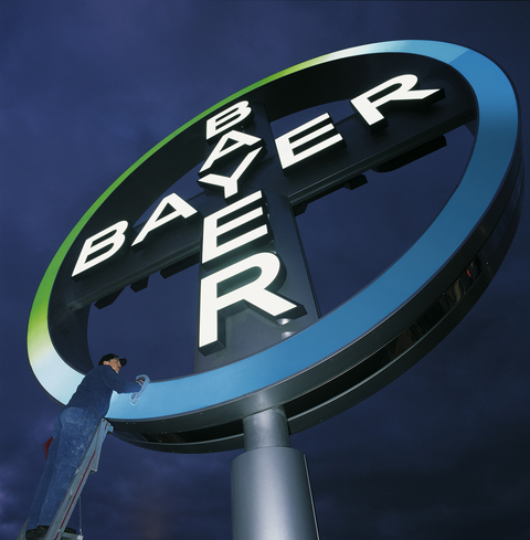 Bayer logo Bayer cross