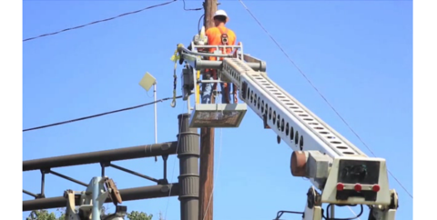 Google Fiber aerial install B-roll screencap Google Fiber