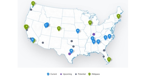 Google Fiber coverage map (Google Fiber) Google Fiber coverage map (Google Fiber)