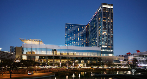Marriott Marquis Houston The Marriott Marquis Houston opened in December 2016 and is connected to the George R. Brown Convention Center.