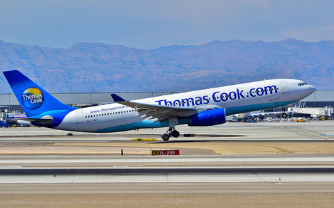 Thomas Cook airplane Thomas Cook has partnered with LMEY to develop Aldiana hotels in the growing African and Egyptian markets.