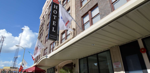 Best Western Premier Historic Travelers Hotel Exterior The hotel, which is more than 100 years old, recently completed a full renovation to mix a modern design with historic accents.