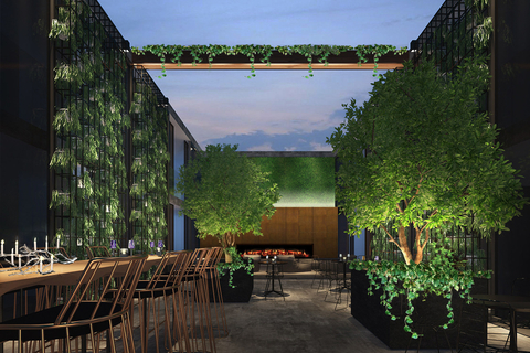 Cachet Boutique NYC Domenic Sicoli and Pauline Choo collaborate with Jay Godfrey for Cachet Hospitality Group’s first US hotel.