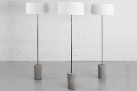 Pier floor lamp m.a.d. Furniture Design launched the Pier floor lamp, which mixes materials for a fresh aesthetic.