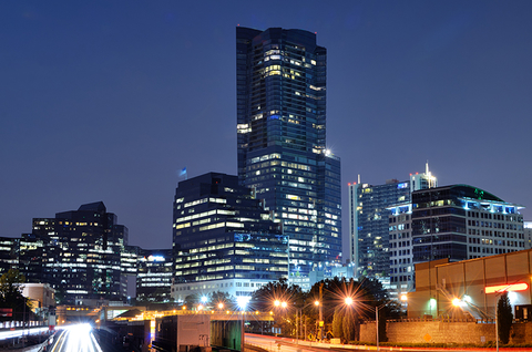 Buckhead, Atlanta // Photo by SeanPavonePhoto/iStock/Getty Images Plus/Getty Images Skyline of Buckhead neighborhood in Atlanta at night time