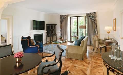 The Dorchester Belgravia Suite living room The Dorchester Belgravia Suite living room