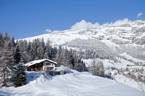 Laax Switzerland // Photo by DuchesseArt/iStock/Getty Images Plus/Getty Images Laax Switzerland