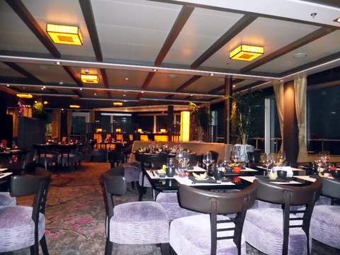Holland America Koningsdam restaurant Sel de Mer Editorial Use Only Susan J. Young Copyright Holland America Koningsdam Sel de Mer by Susan J. Young Editorial Only