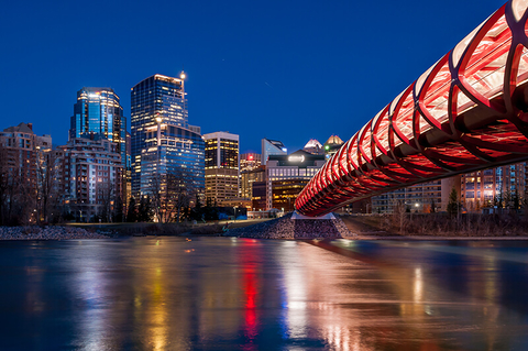 Peace Bridge Calgary Canada // Photo by jewhyte/iStock/Getty Images Plus/Getty Images Peace Bridge Calgary Canada