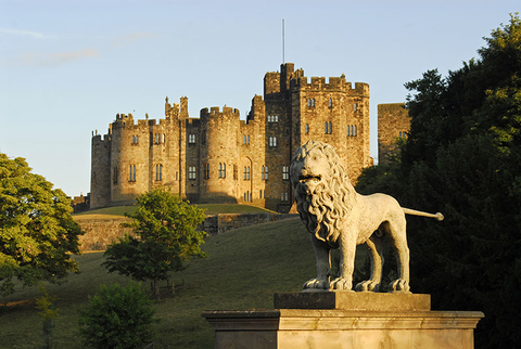 Alnwick Castle Northumberland England UK Getty Alnwick Castle and the Lions Bridge