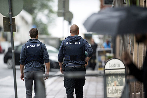 Turku Finland Knife Attack Newscred Travel Group Only Armed police officers secure the area after several people were stabbed on the Market Square in Turku, Finland.