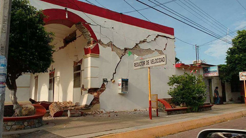 Oaxaca Mexico earthquake - editorial only Oaxaca Mexico earthquake