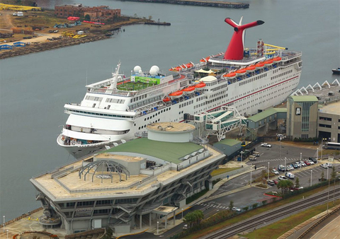 Carnival Fantasy Editorial The Carnival Fantasy docked in Mobile, AL