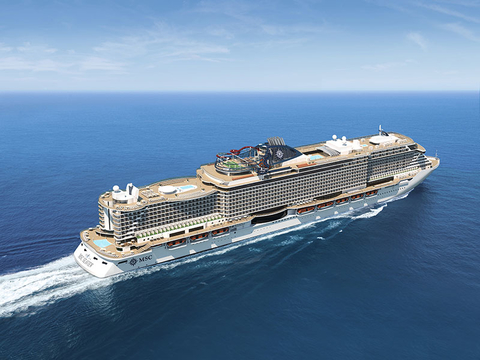 MSC Seaview Rendering Editorial Exterior rendering of MSC Seaview