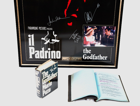 A signed Italian "The Godfather" is one of many items on display at the Mob Museum. A signed Italian "The Godfather" is one of many items on display at the Mob Museum.