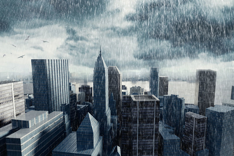 Rain Over City Getty Rain Over City