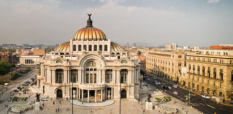 Mexico City city center - editorial only Mexico City