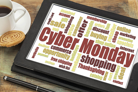 Cyber Monday Credit marekuliasz iStock Getty Images Plus Getty Images Cyber Monday words on a tablet
